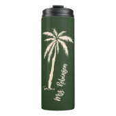 Custom Honeymoon Tumbler for Traveling Her and Him Thermosbeker (Voorkant)