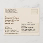 CUSTOM HONKBAL Uitnodigingen (Achterkant)