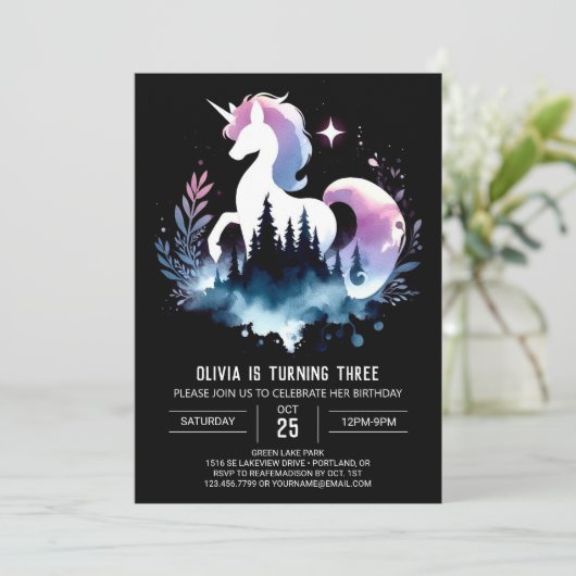 Custom Horse Verjaardag Kaart (Staand voorkant)