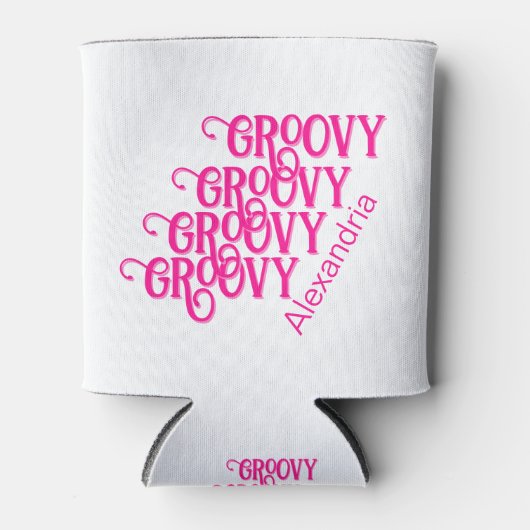 Custom Hot Pink Blikjeskoeler (Voorkant)