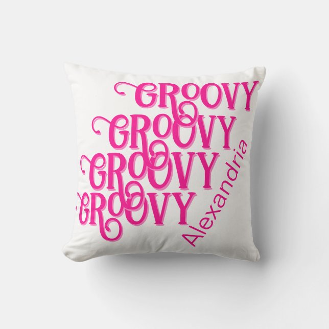 Custom Hot Pink Kussen (Voorkant)