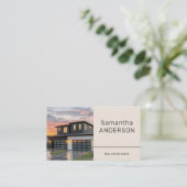 Custom House Foto - Makelaar Visitekaartje (Staand voorkant)