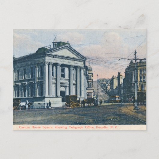 Custom House Square, Nieuw-Zeeland  briefkaart (Voorkant)