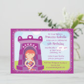 Custom HRH Princess Birthday Party Kaart (Staand voorkant)