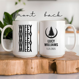 Custom Hubby & Wifey Coffee Mug | Engagement Gift Koffiemok