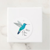 Custom Hummingbird Bedankjes Labels (In situ)