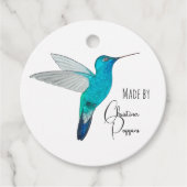 Custom Hummingbird Bedankjes Labels (Voorkant)