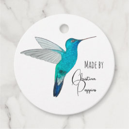 Custom Hummingbird Bedankjes Labels