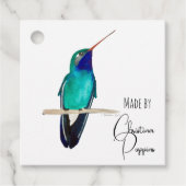 Custom Hummingbird Bedankjes Labels (Voorkant)