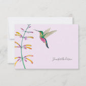 Custom Hummingbird  Notitiekaartje (Voorkant)