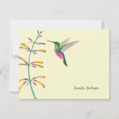 Custom Hummingbird  Notitiekaartje (Voorkant)