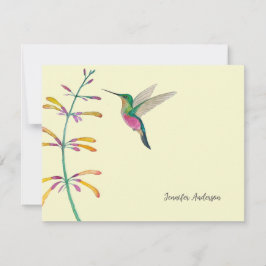 Custom Hummingbird  Notitiekaartje