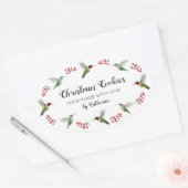 Custom Hummingbird Ovale Sticker (Envelop)