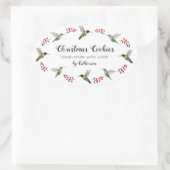 Custom Hummingbird Ovale Sticker (Tas)