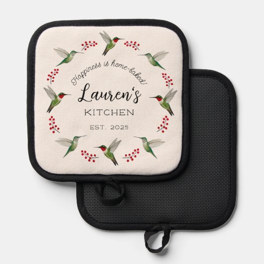 Custom Hummingbird Pannenlap (Voorkant / Achterkant)