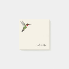 Custom Hummingbird Post-it Notes
