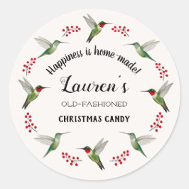 Custom Hummingbird   Ronde Sticker