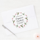 Custom Hummingbird Ronde Sticker (Envelop)