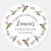 Custom Hummingbird   Ronde Sticker (Voorkant)