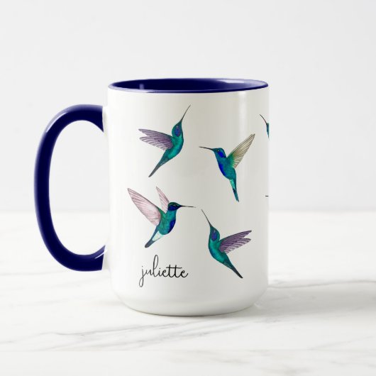 Custom Hummingbirds Mug Mok (Links)