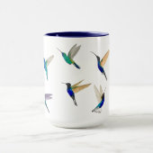 Custom Hummingbirds Mug Mok (Midden)