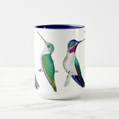 Custom Hummingbirds Mug Mok (Midden)