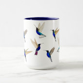 Custom Hummingbirds Mug Mok (Midden)