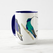 Custom Hummingbirds Mug Mok (Voorkant links)