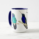 Custom Hummingbirds Mug Mok (Voorkant links)
