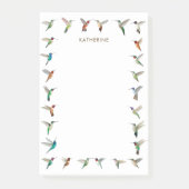 Custom Hummingbirds Post-it Notes (Voorkant)