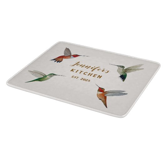 Custom Hummingbirds Snijplank (Hoek)