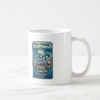 Custom HVAC Technician Cool Polar Bear Mug Koffiemok