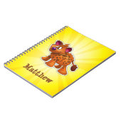 Custom Hyena Notitieboek Yellow (Linkerzijde)