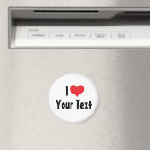 Custom I Love Magnet (Insitu (Vaatwasser))