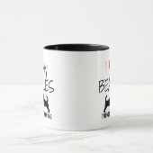 Custom I Love My Beagles Mok (Midden)