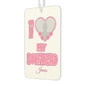 Custom I Love My Boyfriend – Foto en naam toevoege Luchtverfrisser (Links)
