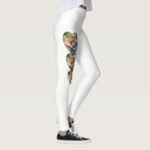 Custom Ik hou van je Leggings | Romantisch hartont (Rechts)