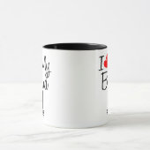 Custom Ik hou van mijn Briard Mok (Midden)