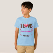 Custom "Ik hou van mijn [naam / relatie]" - T-shirt (Voorkant volledig)