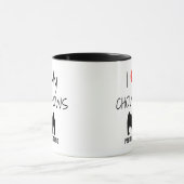 Custom Ik hou van mijn twee Chow Chows Mok (Midden)