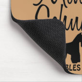 Custom Ik hou van mijn twee miniatuur schnauzers Muismat (Hoek)