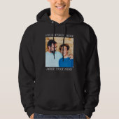 Custom Image and Text Hoodie, Create Your Own  Hoodie (Voorkant)