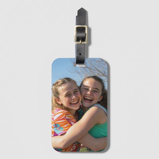Custom Image Personalized Design Pro Quality Bagagelabel (Voorkant (verticaal))