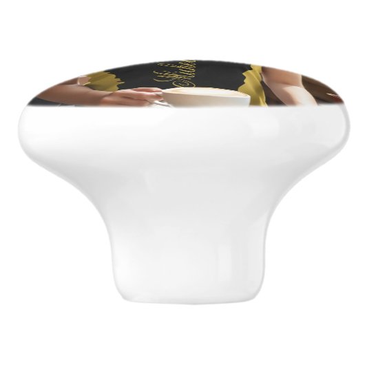 Custom Image Personalized Design Pro Quality Keramische Knop (Zijkant)