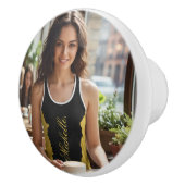 Custom Image Personalized Design Pro Quality Keramische Knop (Rechts)