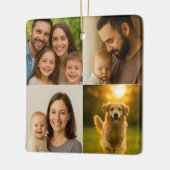 Custom Image Text Keramisch Ornament (Links)