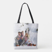 Custom Image | Upload 2 Full Photos Design Tote Bag (Achterkant)