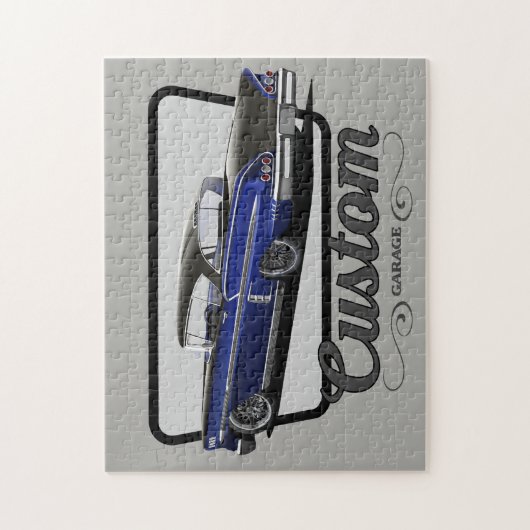 Custom Impala Garage Legpuzzel (Verticaal)