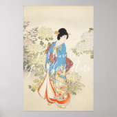 CUSTOM Imperial O-oku Elegant Kimono Print  (Voorkant)