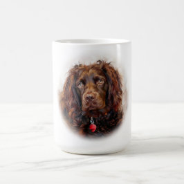 Custom Impressionist Boykin Spaniel Portrait Mug Koffiemok